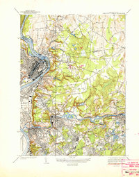 Download a high-resolution, GPS-compatible USGS topo map for Springfield North, MA (1938 edition)
