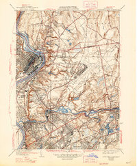 Download a high-resolution, GPS-compatible USGS topo map for Springfield North, MA (1947 edition)
