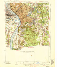 Download a high-resolution, GPS-compatible USGS topo map for Springfield South, MA (1939 edition)