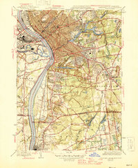preview thumbnail of historical topo map of Hampden County, MA in 1946
