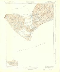 Download a high-resolution, GPS-compatible USGS topo map for Squibnocket, MA (1944 edition)