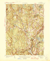preview thumbnail of historical topo map of Worcester County, MA in 1946