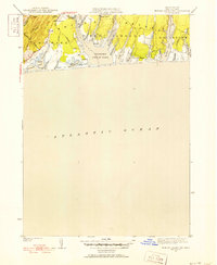 preview thumbnail of historical topo map of Dukes County, MA in 1951
