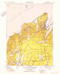 Download a high-resolution, GPS-compatible USGS topo map for Vineyard Haven, MA (1951 edition)