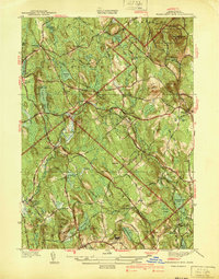 preview thumbnail of historical topo map of Worcester County, MA in 1940