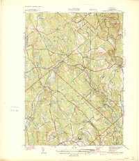 preview thumbnail of historical topo map of Worcester County, MA in 1939