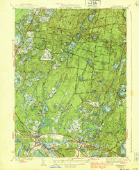 preview thumbnail of historical topo map of Plymouth County, MA in 1939