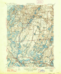 preview thumbnail of historical topo map of Plymouth County, MA in 1939
