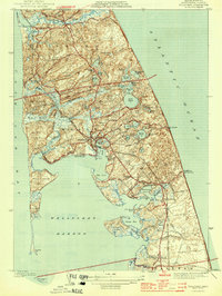 Download a high-resolution, GPS-compatible USGS topo map for Wellfleet, MA (1944 edition)