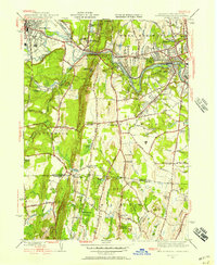 Download a high-resolution, GPS-compatible USGS topo map for West Springfield, MA (1958 edition)