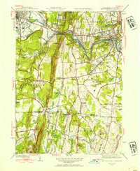 Download a high-resolution, GPS-compatible USGS topo map for West Springfield, MA (1954 edition)