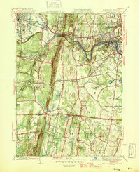 preview thumbnail of historical topo map of Hampden County, MA in 1945