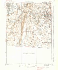 Download a high-resolution, GPS-compatible USGS topo map for West Springfield, MA (1938 edition)
