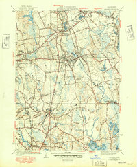 Download a high-resolution, GPS-compatible USGS topo map for Whitman, MA (1949 edition)