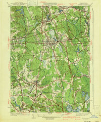 Download a high-resolution, GPS-compatible USGS topo map for Whitman, MA (1941 edition)