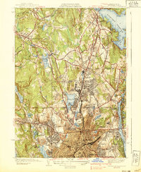 preview thumbnail of historical topo map of Worcester County, MA in 1939