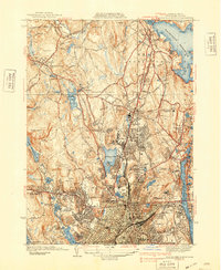 Download a high-resolution, GPS-compatible USGS topo map for Worcester North, MA (1939 edition)