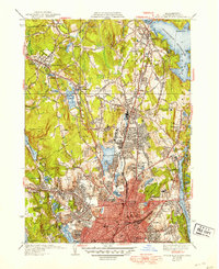 Download a high-resolution, GPS-compatible USGS topo map for Worcester North, MA (1949 edition)