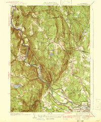 preview thumbnail of historical topo map of Hampden County, MA in 1942