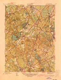 Download a high-resolution, GPS-compatible USGS topo map for Wrentham, MA (1940 edition)
