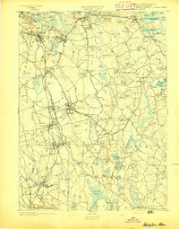 1893 Map of Abington