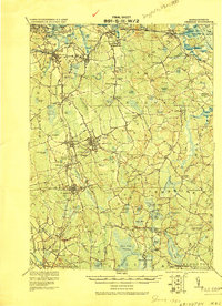 preview thumbnail of historical topo map of Plymouth County, MA in 1920