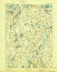 Download a high-resolution, GPS-compatible USGS topo map for Abington, MA (1932 edition)