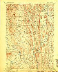 Download a high-resolution, GPS-compatible USGS topo map for Belchertown, MA (1905 edition)