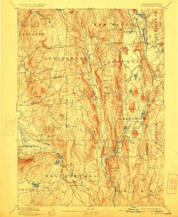 preview thumbnail of historical topo map of Hampshire County, MA in 1893
