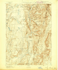 preview thumbnail of historical topo map of Berkshire County, MA in 1894