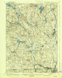 preview thumbnail of historical topo map of Worcester County, MA in 1900