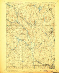 preview thumbnail of historical topo map of Worcester County, MA in 1900