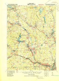 preview thumbnail of historical topo map of Worcester County, MA in 1919