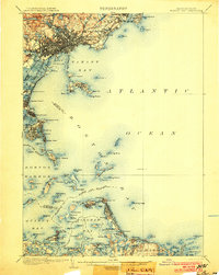 Download a high-resolution, GPS-compatible USGS topo map for Boston Bay, MA (1903 edition)