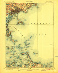 Download a high-resolution, GPS-compatible USGS topo map for Boston Bay, MA (1910 edition)