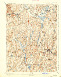preview thumbnail of historical topo map of Worcester County, MA in 1893