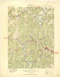 preview thumbnail of historical topo map of Worcester County, MA in 1915