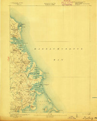 1893 Map of Duxbury