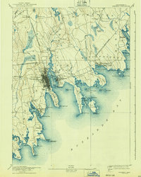 Download a high-resolution, GPS-compatible USGS topo map for Fairhaven, MA (1940 edition)