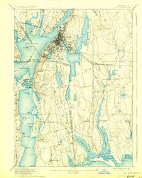 Download a high-resolution, GPS-compatible USGS topo map for Fall River, MA (1930 edition)