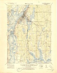 preview thumbnail of historical topo map of Fall River, MA in 1919