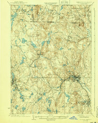 preview thumbnail of historical topo map of Fitchburg, MA in 1935