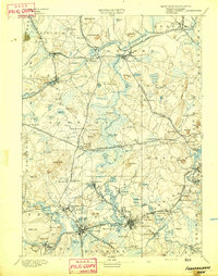 1894 Map of Cochituate, MA