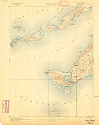 Download a high-resolution, GPS-compatible USGS topo map for Gay Head, MA (1893 edition)