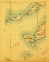 Download a high-resolution, GPS-compatible USGS topo map for Gay Head, MA (1912 edition)