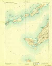 Download a high-resolution, GPS-compatible USGS topo map for Gay Head, MA (1932 edition)