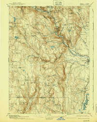 Download a high-resolution, GPS-compatible USGS topo map for Granville, MA (1939 edition)