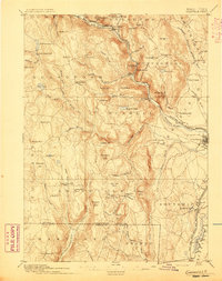 Download a high-resolution, GPS-compatible USGS topo map for Granville, MA (1895 edition)