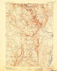 preview thumbnail of historical topo map of Hampden County, MA in 1895