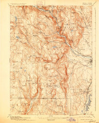 Download a high-resolution, GPS-compatible USGS topo map for Granville, MA (1928 edition)